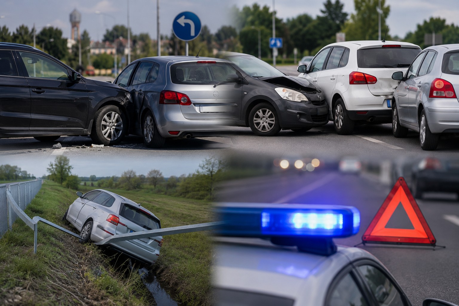 Šest prometnih nesreća u jednom danu: tri osobe ozlijeđene, jedna teško