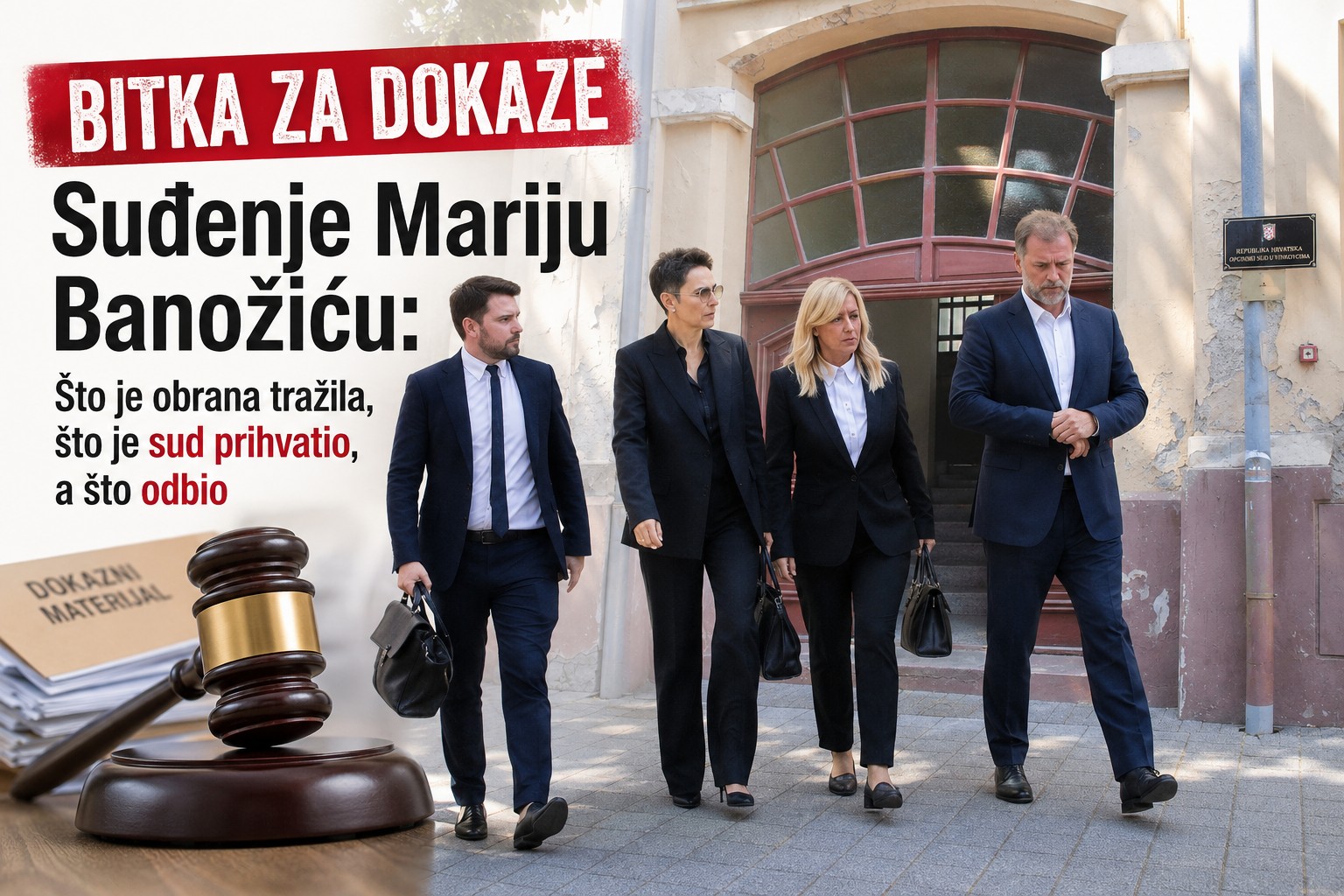 Dokazi u fokusu suđenja Banožiću