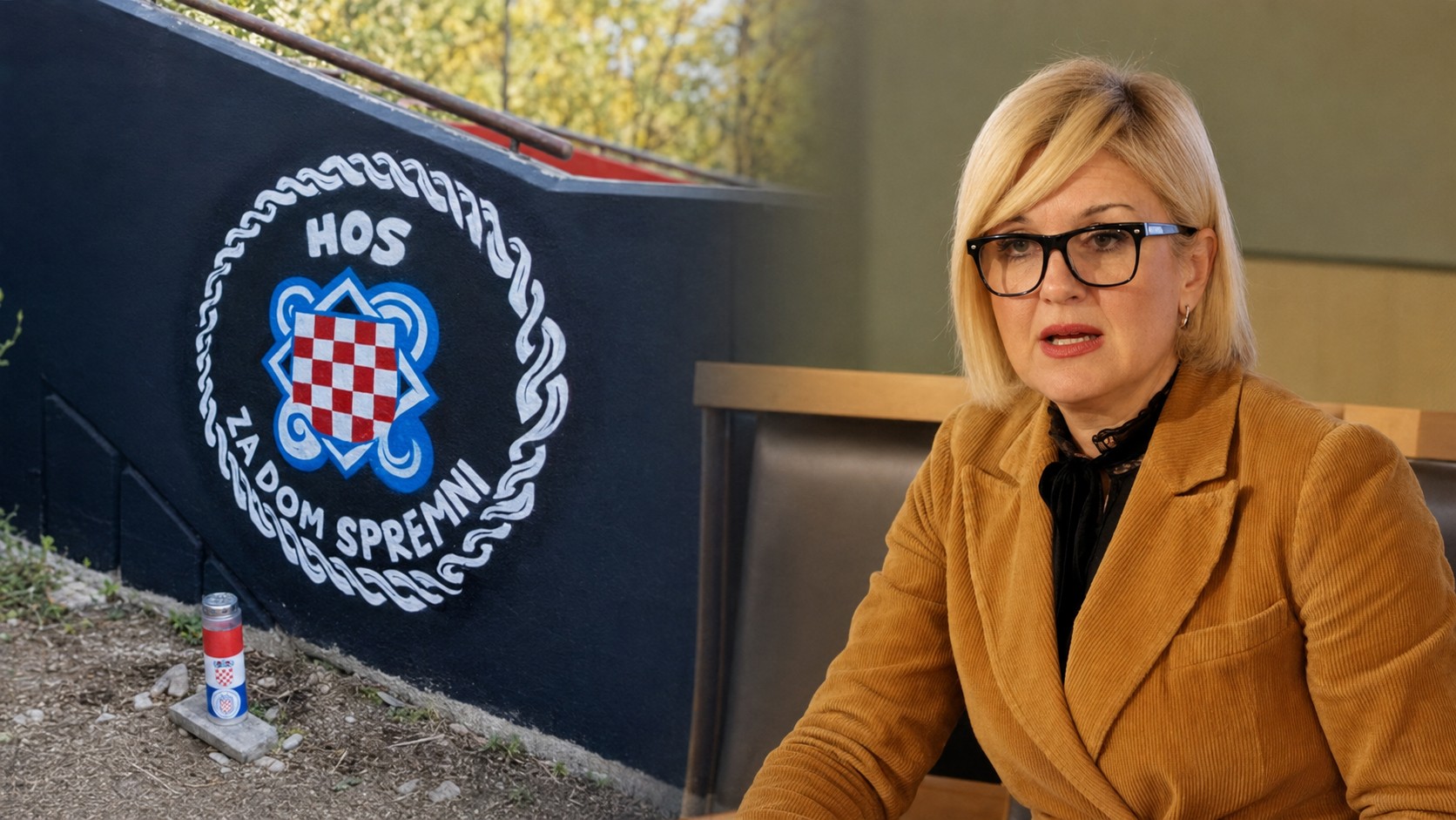 Hoće li škurinjski mural ostati? Rinčić za stolom s braniteljima i Armadom
