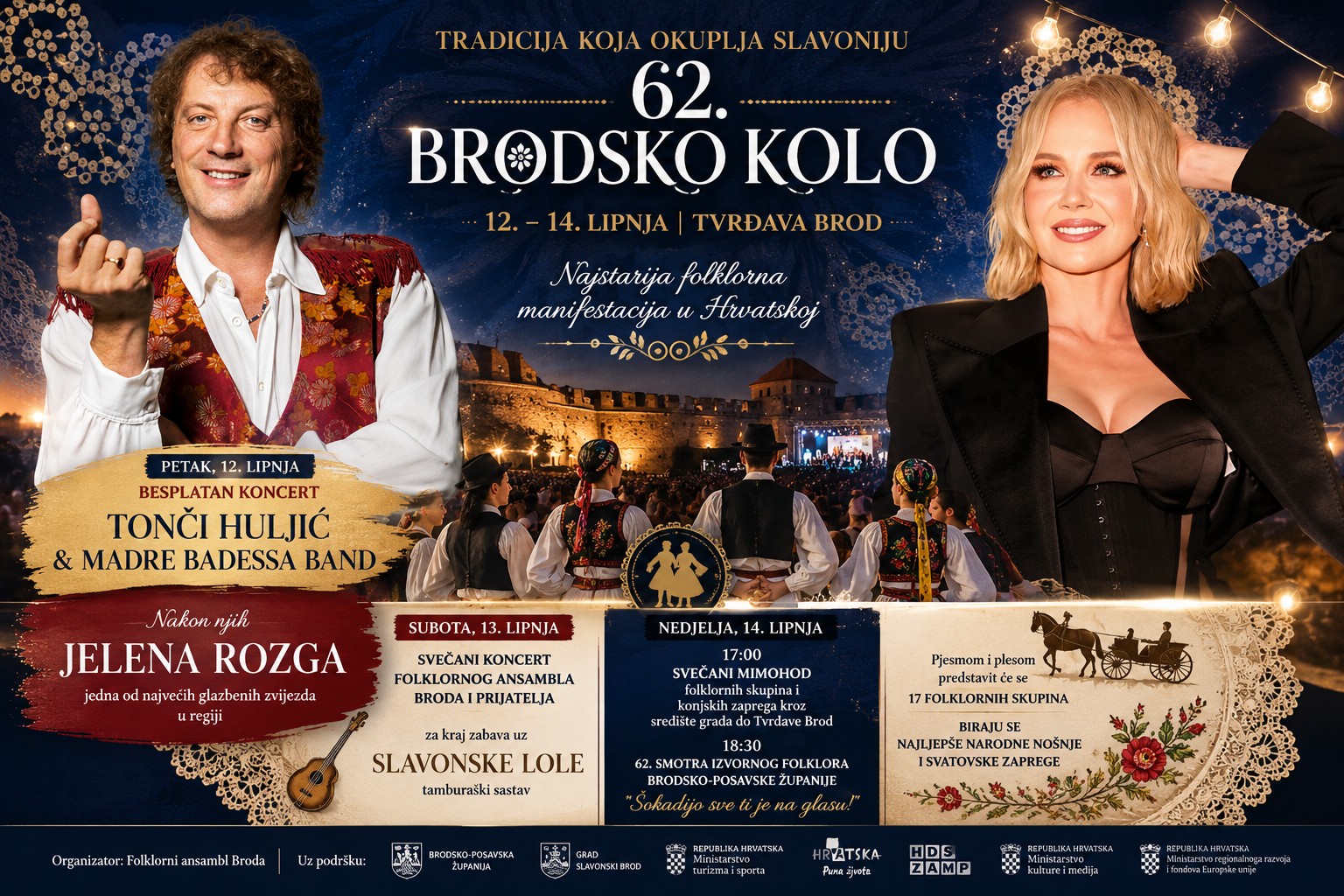 Uskoro počinju središnji programi 62. Brodskog kola