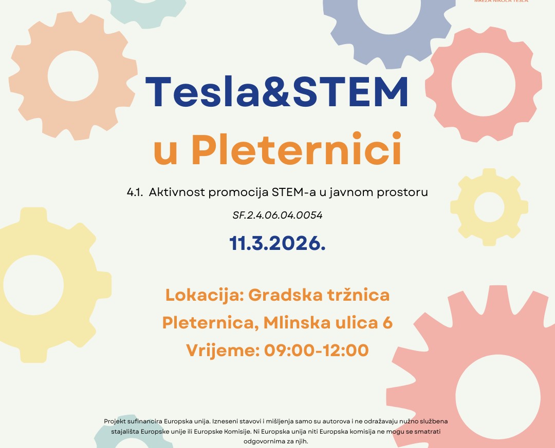 Tesla i STEM stižu na pleterničku tržnicu: interaktivni sadržaji za sve generacije