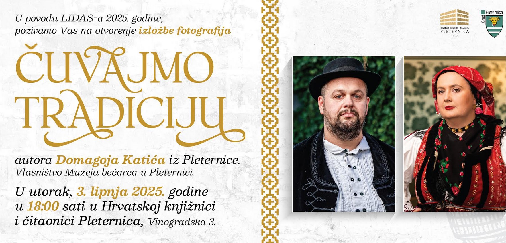 Otvorenje izložbe "Čuvajmo tradiciju" – svjetlopisi baštine Domagoja Katića