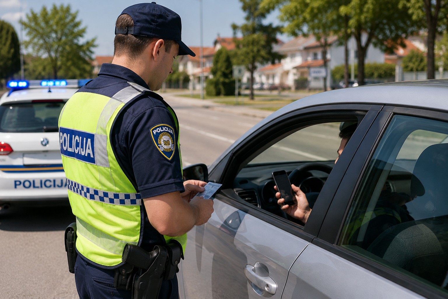 Vozio bez važeće prometne dozvole, koristio mobitel i nije imao dokumente