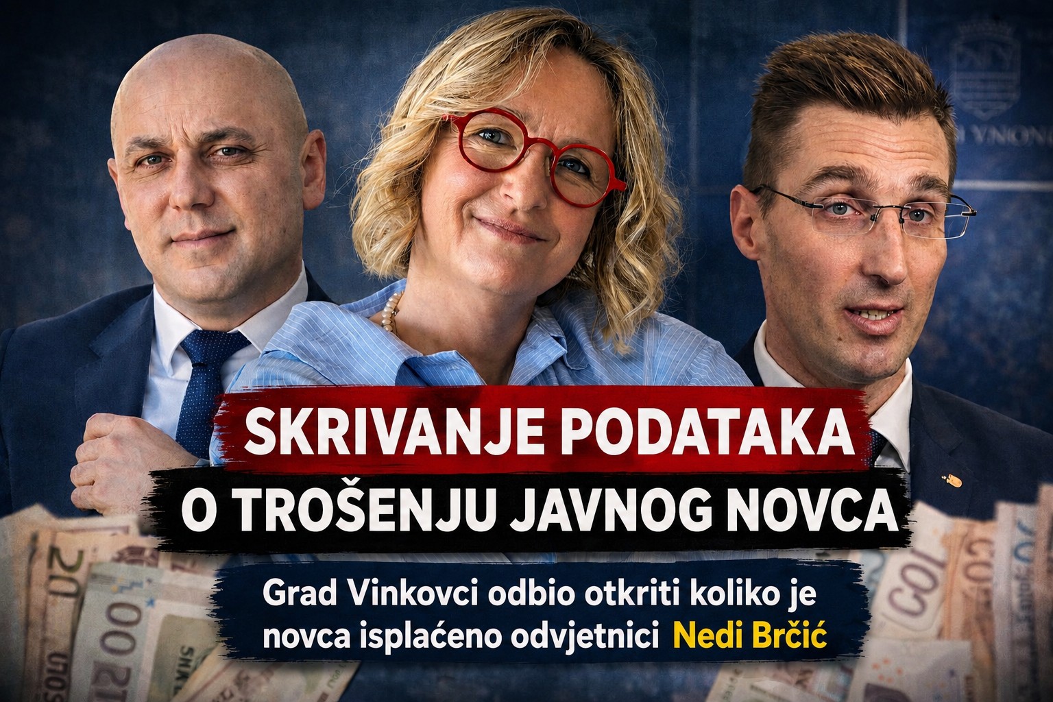 Grad Vinkovci odbio otkriti koliko je novca isplaćeno odvjetnici Nedi Brčić