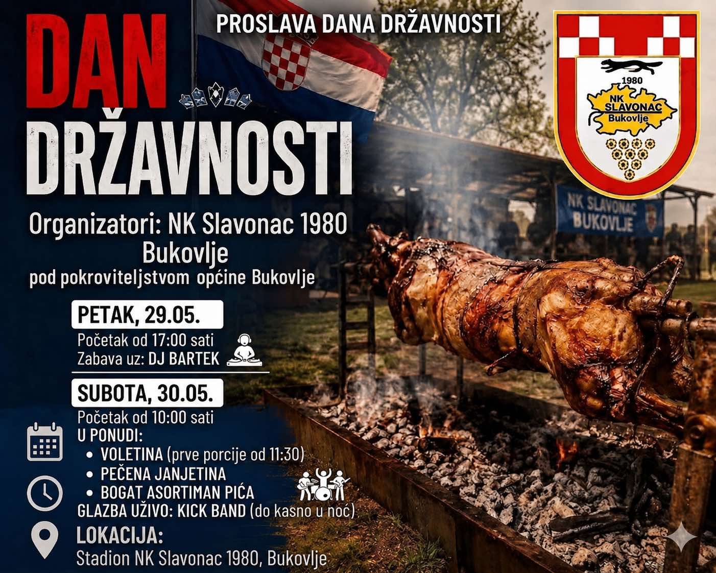 Bukovlje sprema dvodnevnu feštu: voletina, janjetina i zabava do kasno u noć