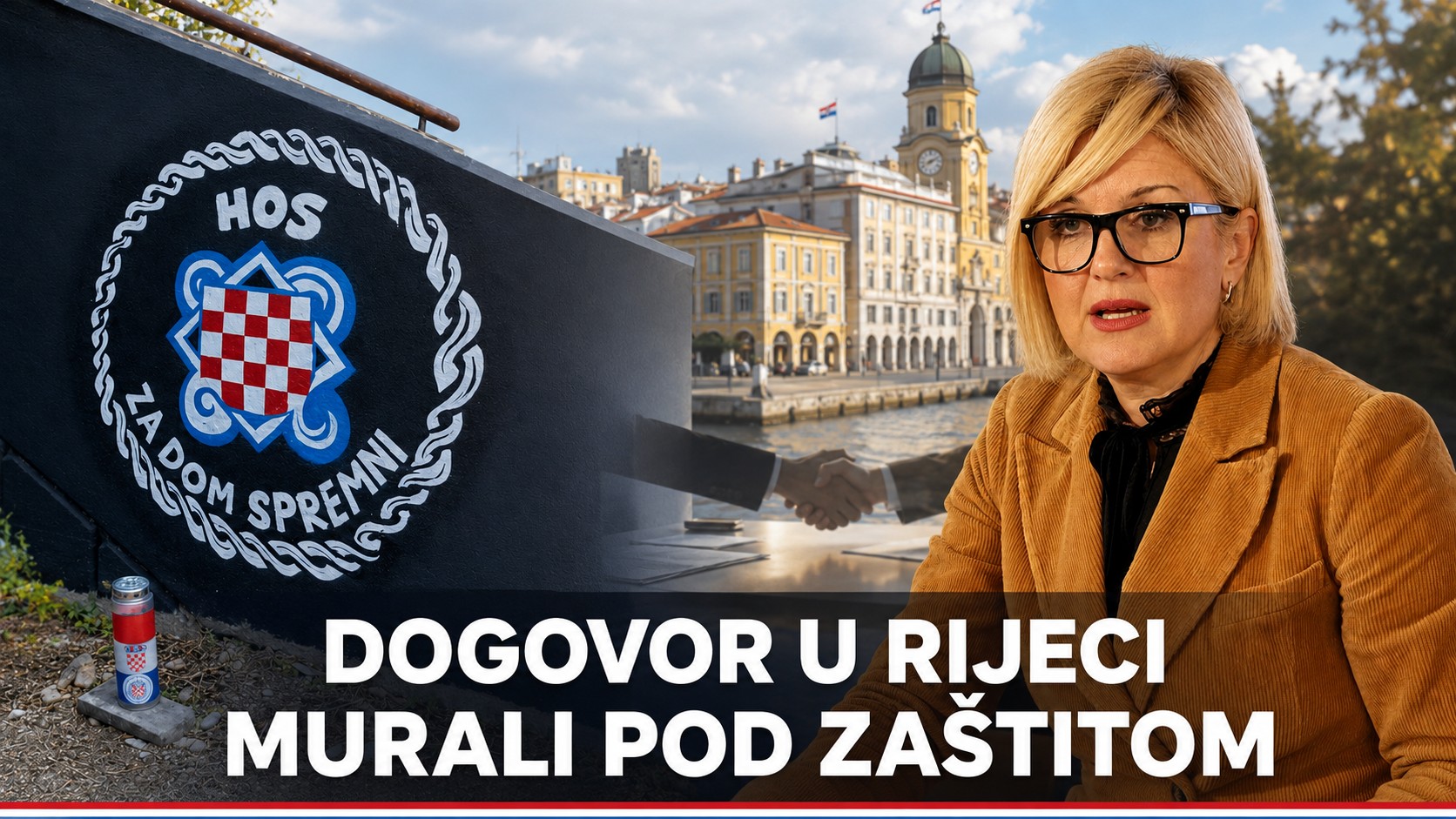 Rijeka mijenja pravila: Braniteljske murale više neće prebojivati bez razgovora