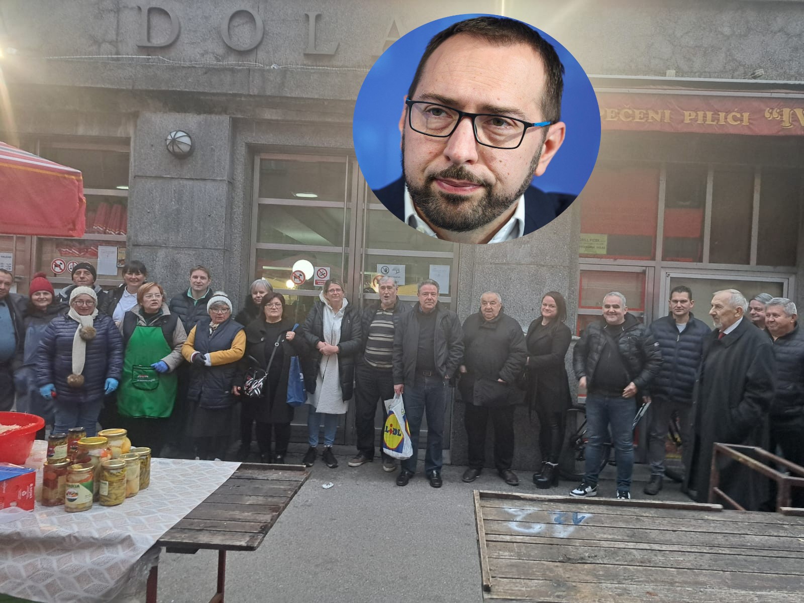 Dolac i dalje pod ključem: Prodavači optužuju grad za prijevaru, jutros izbio spontani prosvjed