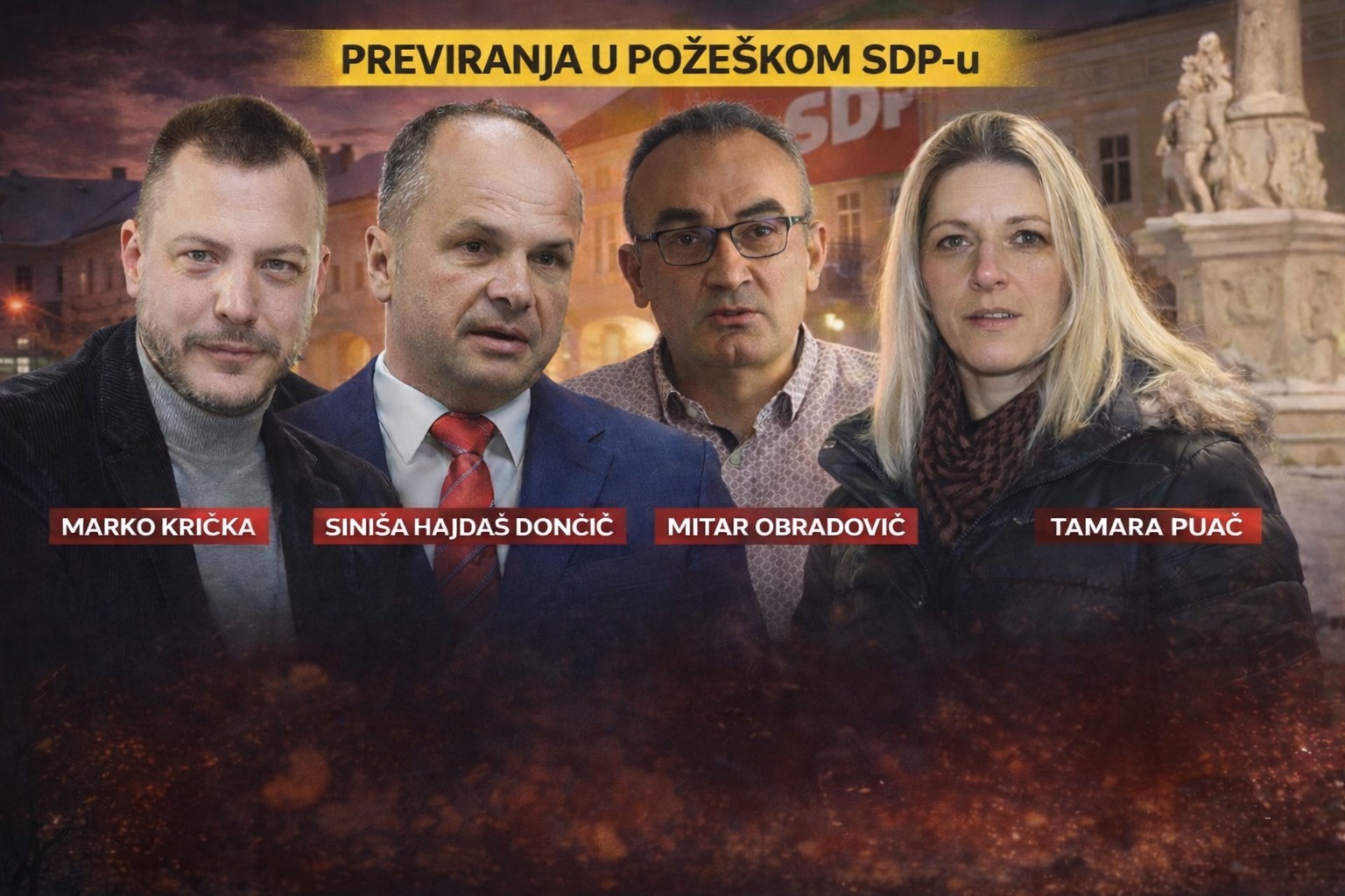 Maras prozvao vrh SDP-a zbog događaja u Požegi, oglasili se Puač i Obradović