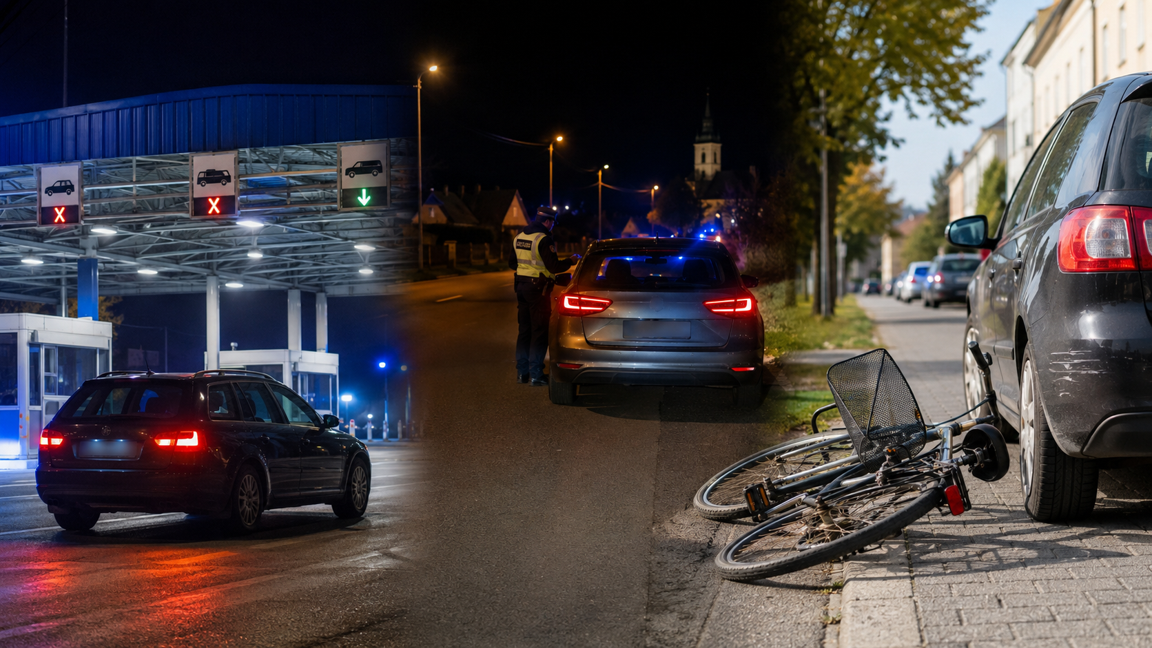 ODBILI TEST NA DROGE, A PIJANI BICIKLIST UDARIO U AUTOMOBIL I POBJEGAO