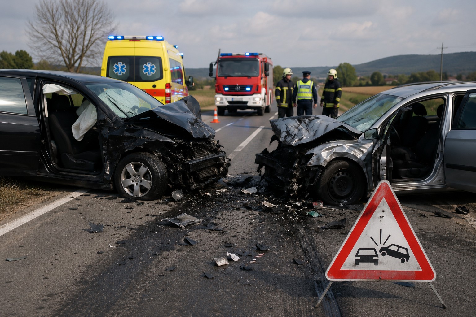 Četvero ozlijeđenih, državna cesta D-51 zatvorena za promet