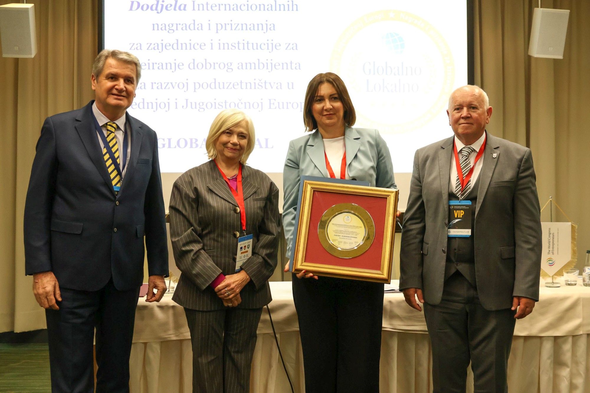 Požeško-slavonska županija dobitnik međunarodne nagrade za razvoj poduzetništva