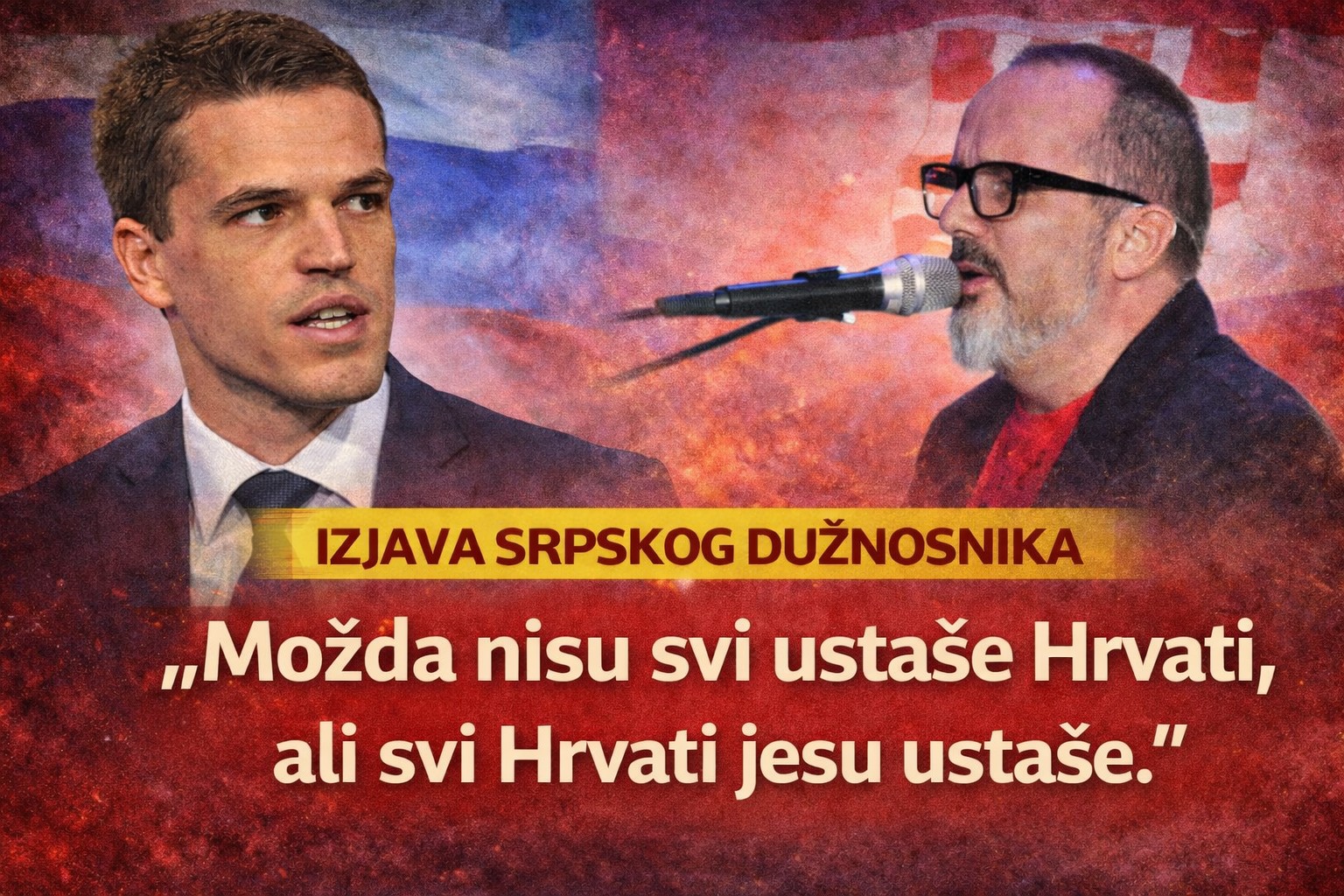„Možda nisu svi ustaše Hrvati, ali svi Hrvati jesu ustaše“
