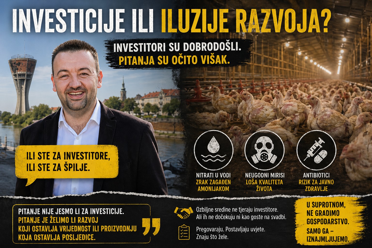 Investitori su dobrodošli, pitanja su očito višak