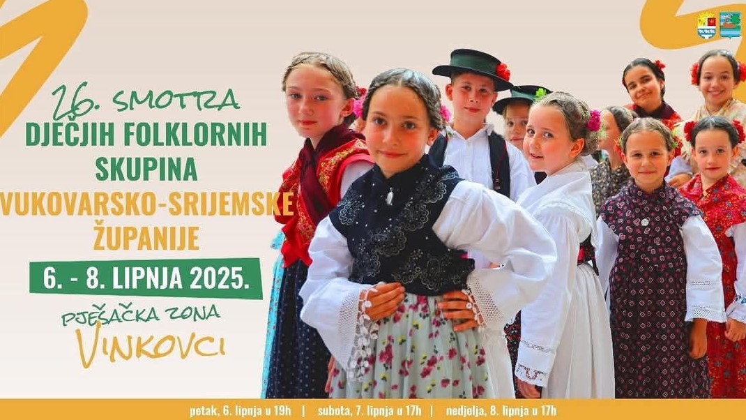 Tisuću djece čuva tradiciju: Vinkovci domaćin 26. Smotre dječjeg folklora