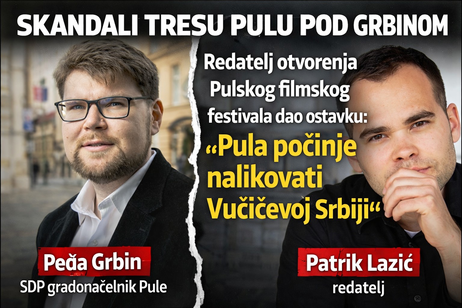 Redatelj otvorenja Pulskog filmskog festivala dao ostavku: „Pula počinje nalikovati Vučićevoj Srbiji“