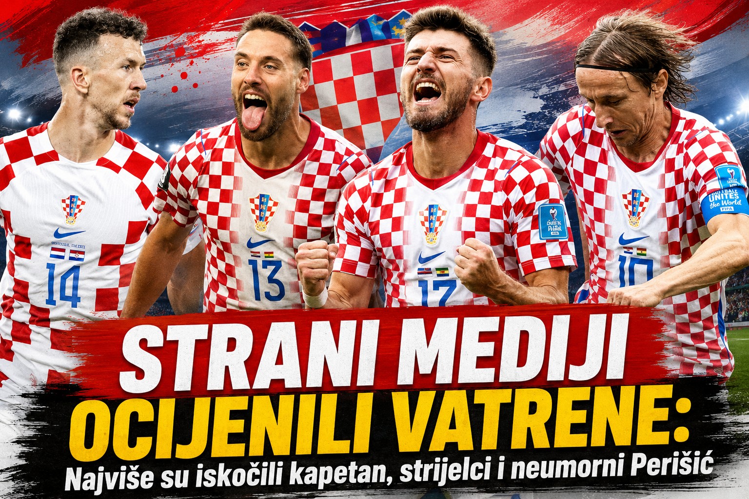 Svijet se poklonio Hrvatskoj: Modrić oduševio, Vlašić junak, Sučić među zvijezdama večeri