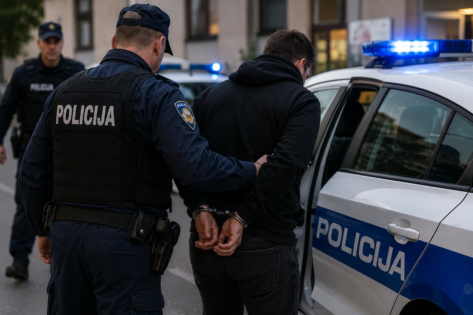 Maskiran upao u poslovnicu i prijetio nožem