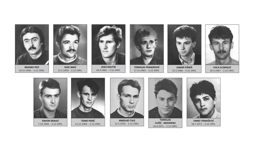 Sjećanje na 11 hrvatskih branitelja stradalih u zasjedi 1991. na Papuku