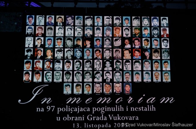 Svjetla sjećanja za 97 heroja Vukovara
