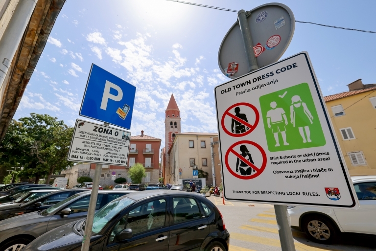 U kupaćem kostimu kroz Zadar? Prvo upozorenje, a zatim kazna od 130 eura