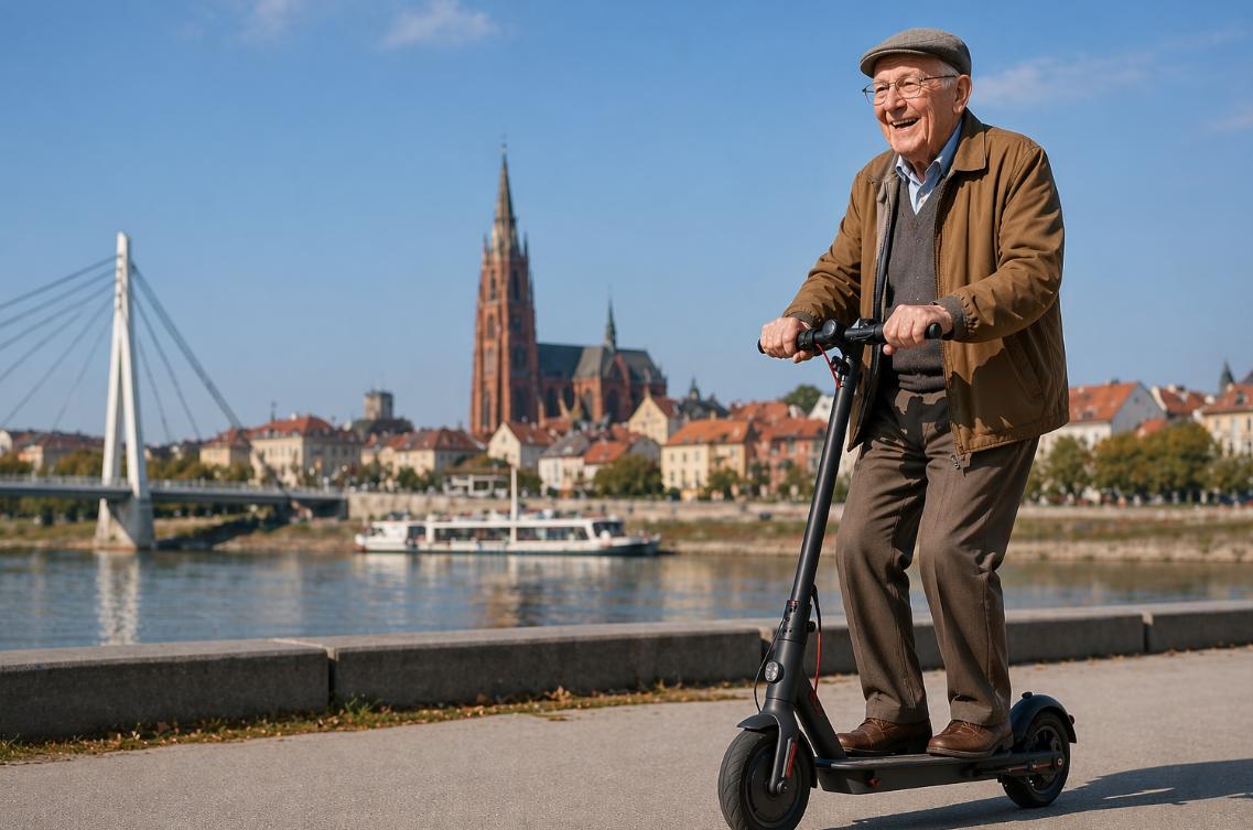 Vozač romobila (90) prošao kroz crveno i zabio se u automobil